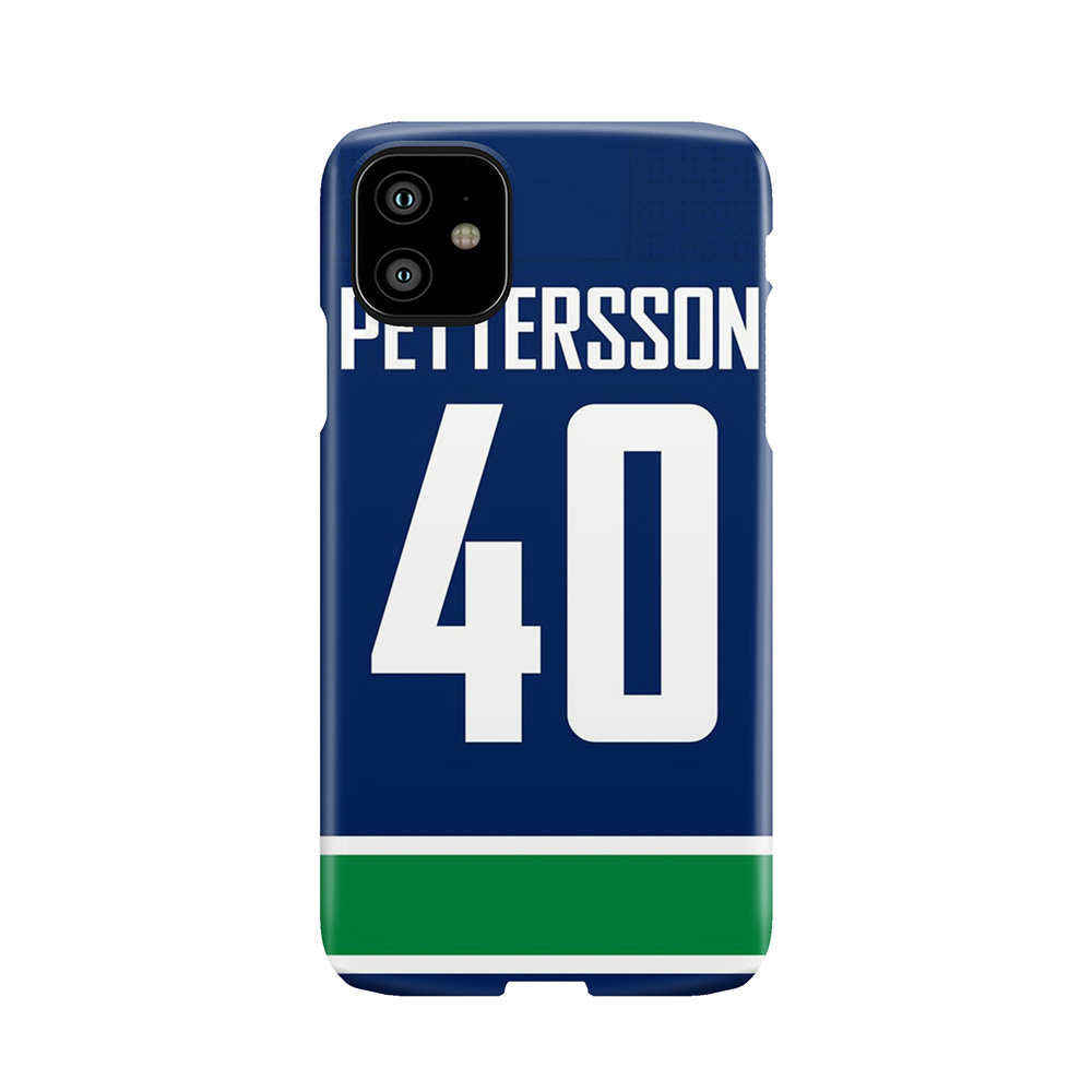 Vancouver Canucks Elias Pettersson Home Jersey Back Phone Phone Case
