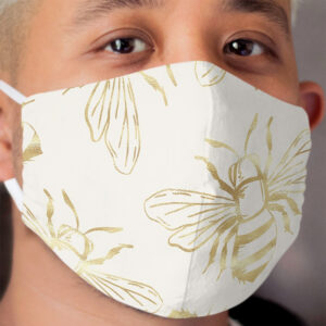 Vanilla Queen Bee Cloth Face Mask