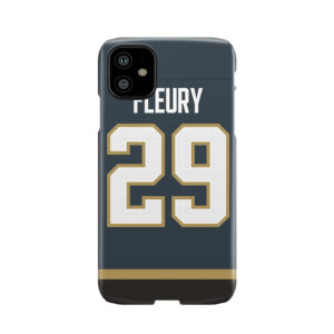 Vegas Golden Knights Marc-Andre Fleury Home Jersey Back Phone Phone Case