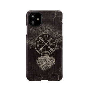 Vegvisir And Tree Of Life -Yggdrasil Phone Case