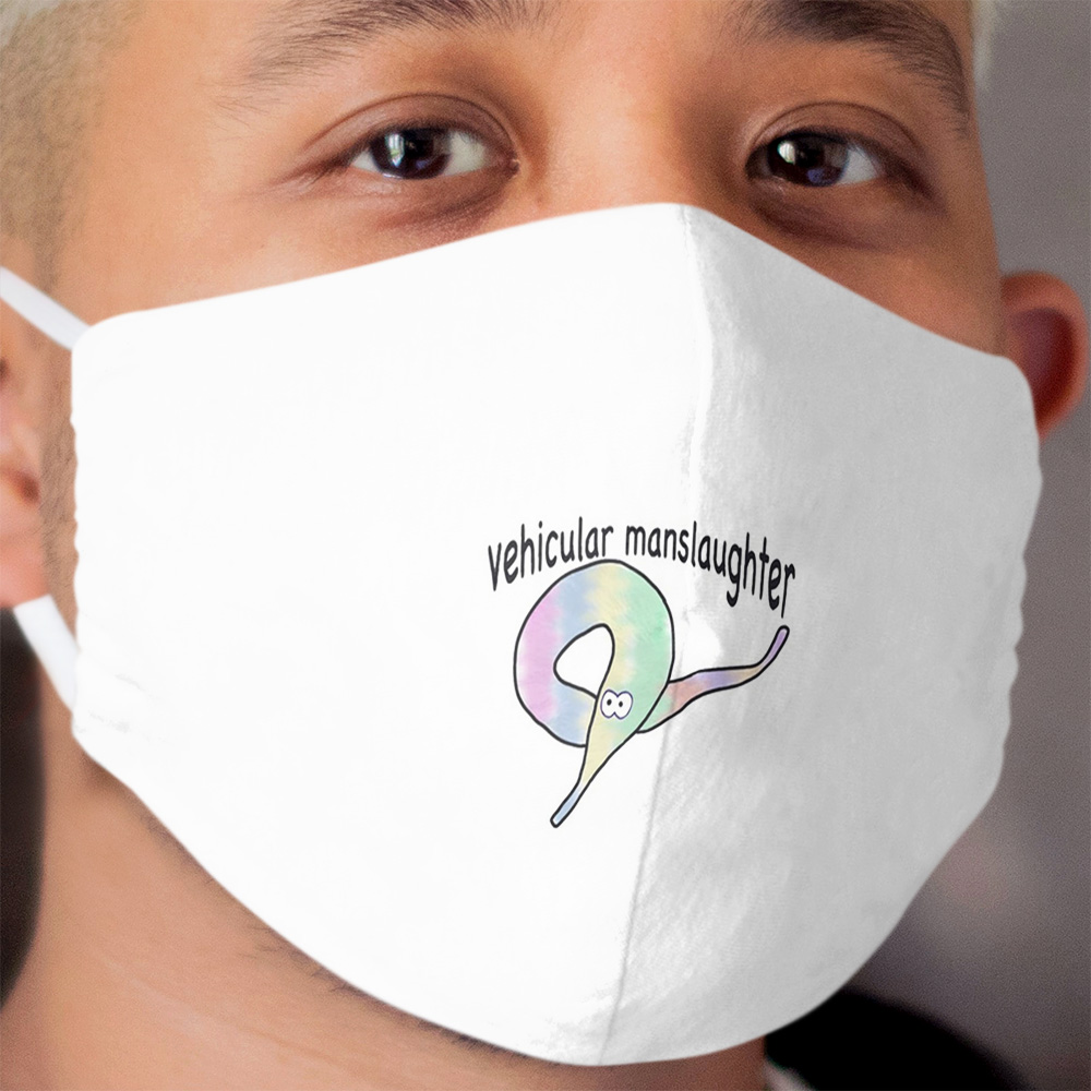 Vehicular Manslaughter Worm Cloth Face Mask