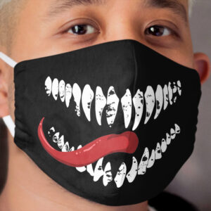 Villain Teeth v2 Cloth Face Mask
