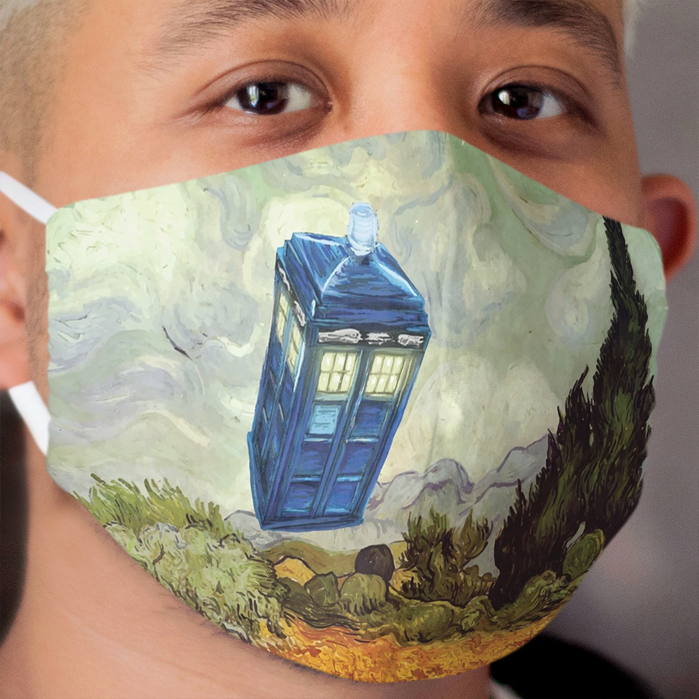 Vincent and the Doctor Cloth Face Mask