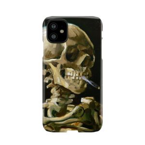 Vincent Van Gogh Head Of A Skeleton With A Burning Cigarette Phone Case