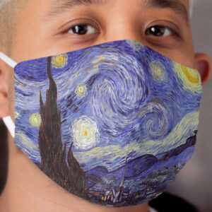Vincent Van Gogh - Starry Night Cloth Face Mask
