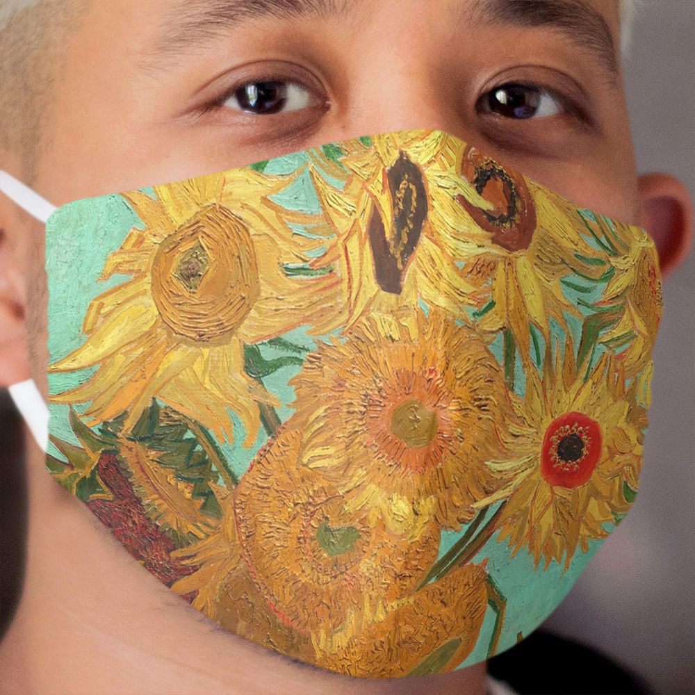 Vincent Van Gogh Twelve Sunflowers In A Vase Cloth Face Mask