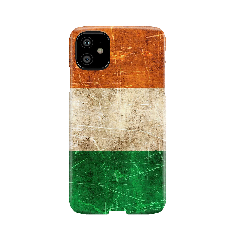 Vintage Aged And Scratched Irish Flag Phone Case