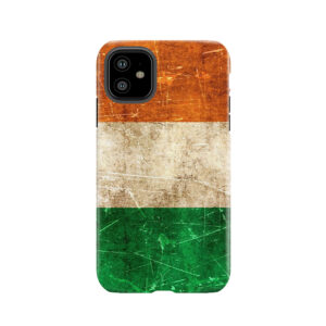Vintage Aged And Scratched Irish Flag Tough Phone Case