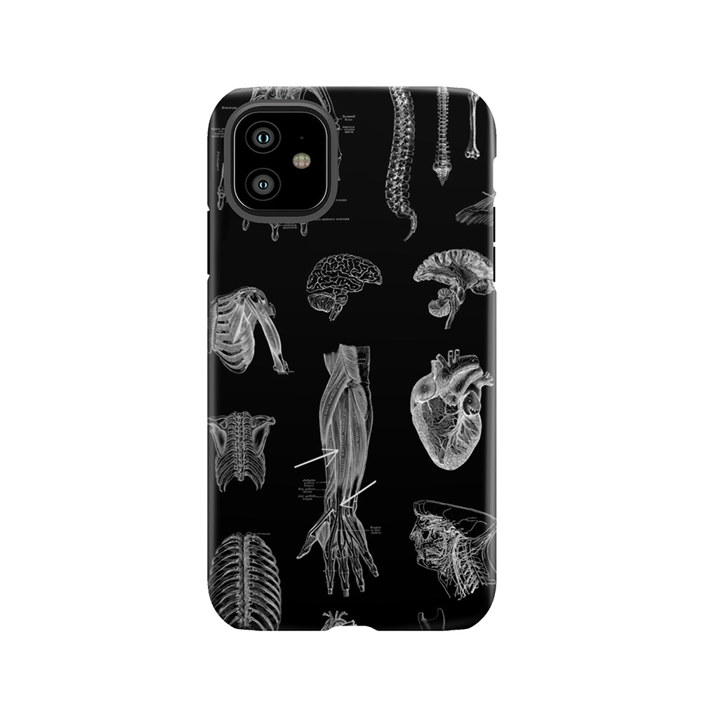 Vintage Anatomy Print Tough Phone Case