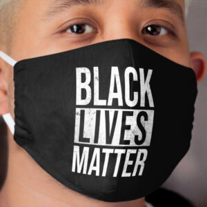 Vintage Black Lives Matter Support Cloth Face Mask