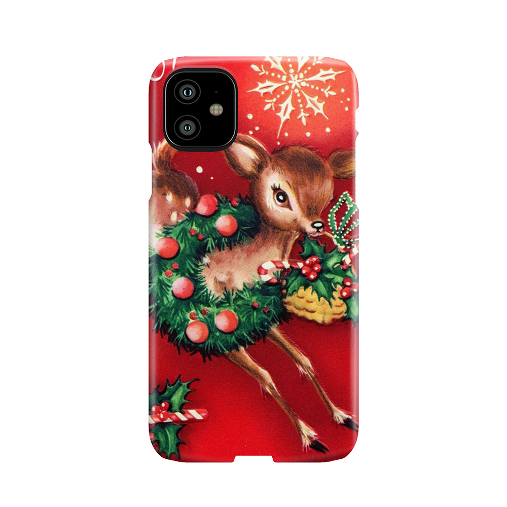 Vintage Christmas Reindeer Phone Case