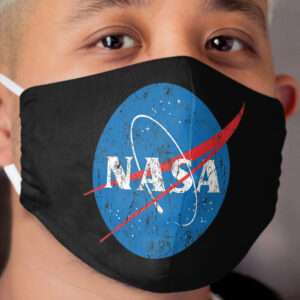 Vintage Distressed NASA Logo Cloth Face Mask
