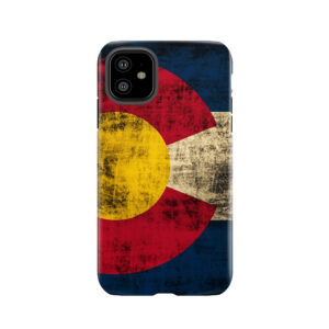 Vintage Grunge State Of Colorado Flag Tough Phone Case