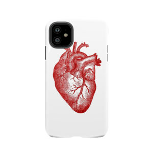 Vintage Heart Anatomy Tough Phone Case