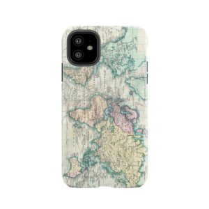 Vintage Map Of The World (1801) Tough Phone Case