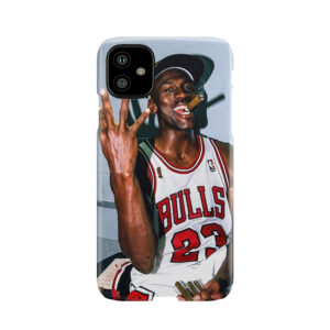 Vintage Michael Jordan Threepeat Phone Case