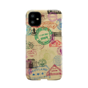 Vintage Passport Stamps Phone Case