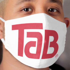 Vintage Tab Soda Logo Cloth Face Mask