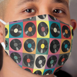 Vinyl Record Cloth Face Mask