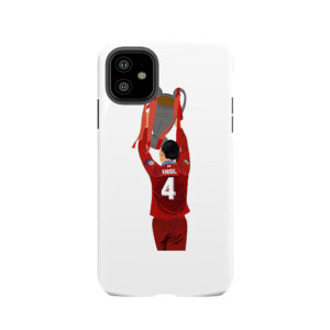Virgil Van Dijk - Trophy Lift - Liverpool Tough Phone Case