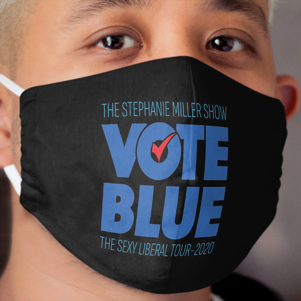 Vote Blue Cloth Face Mask 2