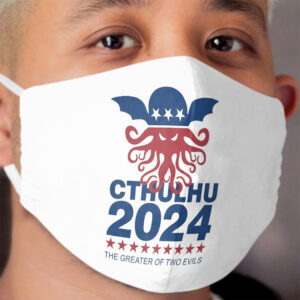 Vote Cthulhu 2024 Cloth Face Mask
