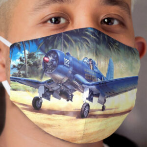 Vought F4U Corsair Cloth Face Mask