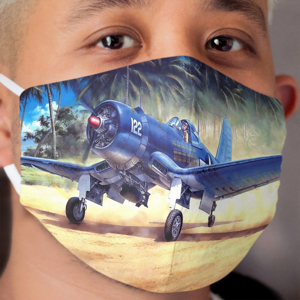 Vought F4U Corsair Cloth Face Mask