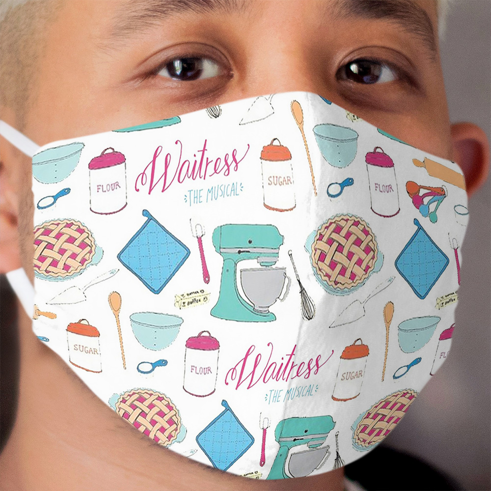Waitress the Musical Pattern Cloth Face Mask