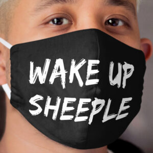 Wake Up Sheeple Funny Covid-19 Sheep Covid19 Coronavirus Cloth Face Mask
