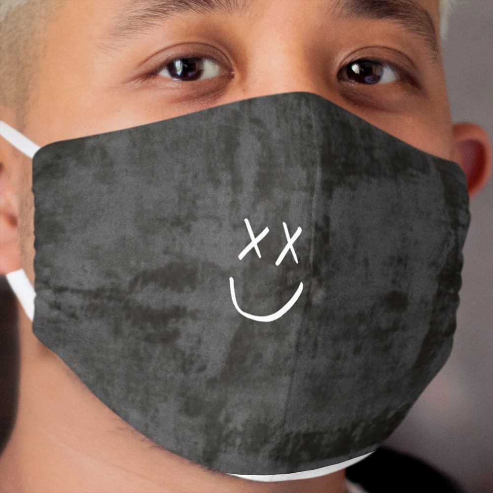 Walls Background X Smiley Cloth Face Mask