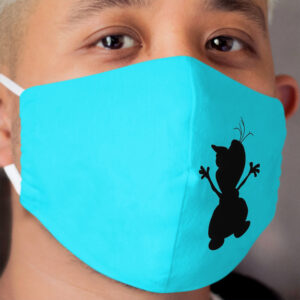 Wanna Build a Snowman Cloth Face Mask