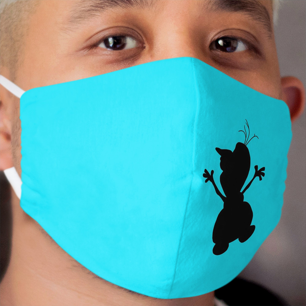 Wanna Build a Snowman Cloth Face Mask