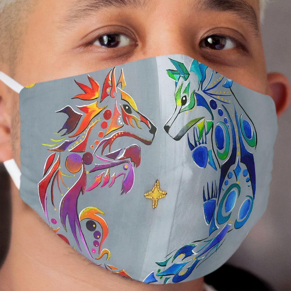 Wapimisow- Reflection Cloth Face Mask