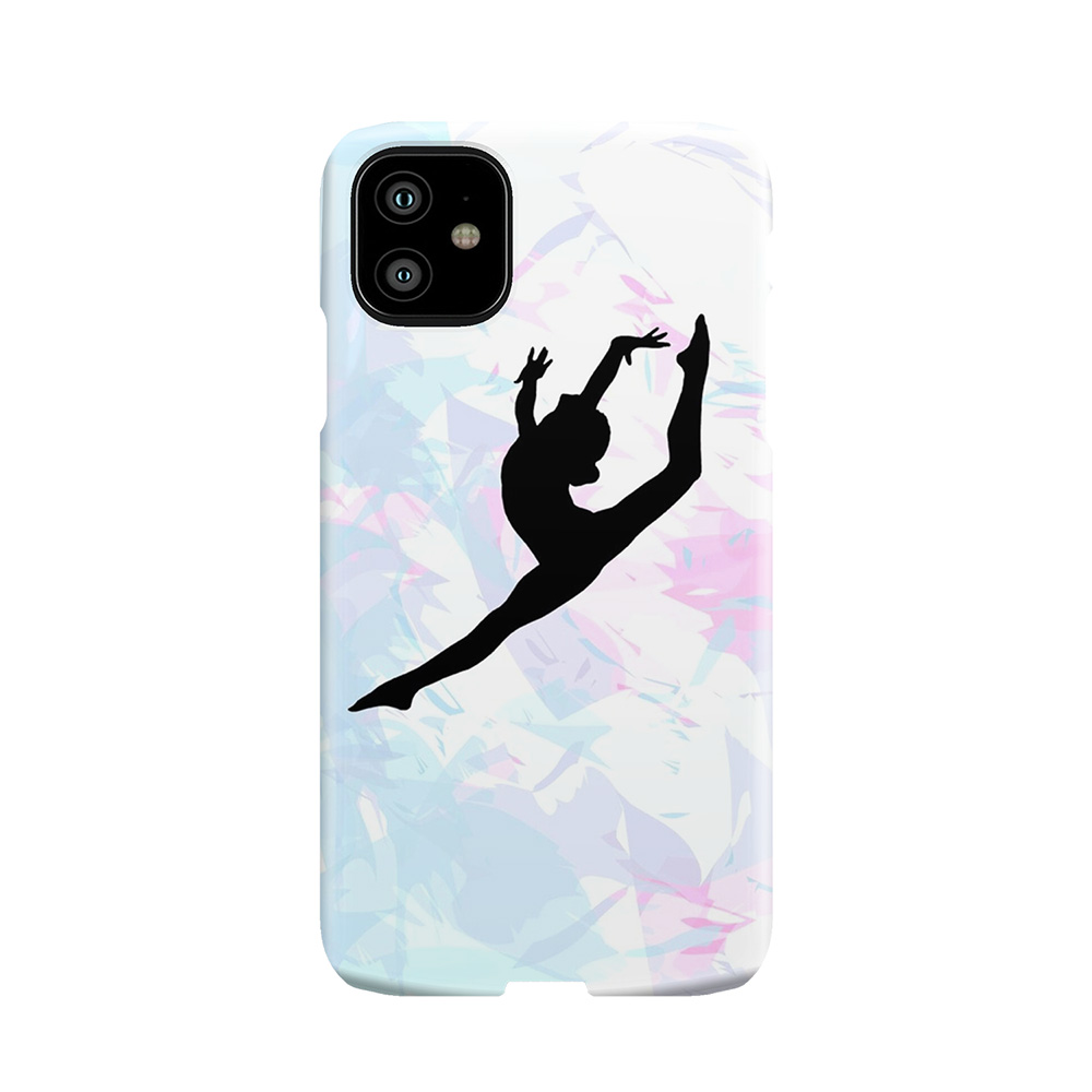 Water Colour Gymnastics Silhouette Phone Case