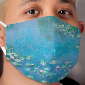 Water Lilies (1840-1926) by Claude Monet Cloth Face Mask