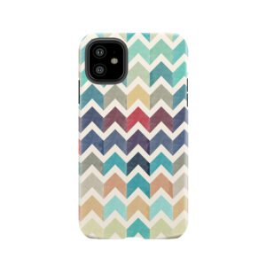 Watercolor Chevron Pattern Tough Phone Case