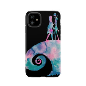 Watercolor Nightmare (Black) Tough Phone Case