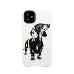 Watercolour Dachshund Tough Phone Case