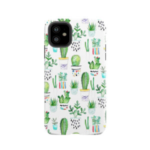 Watercolour Succulents Tough Phone Case