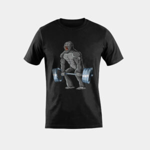 Weightlifting Gorilla Deadlifting Gorilla Powerlifting Gym T-Shirt