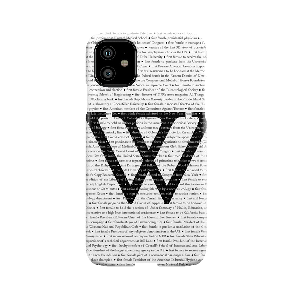 Wellesley College Firsts Phone Case
