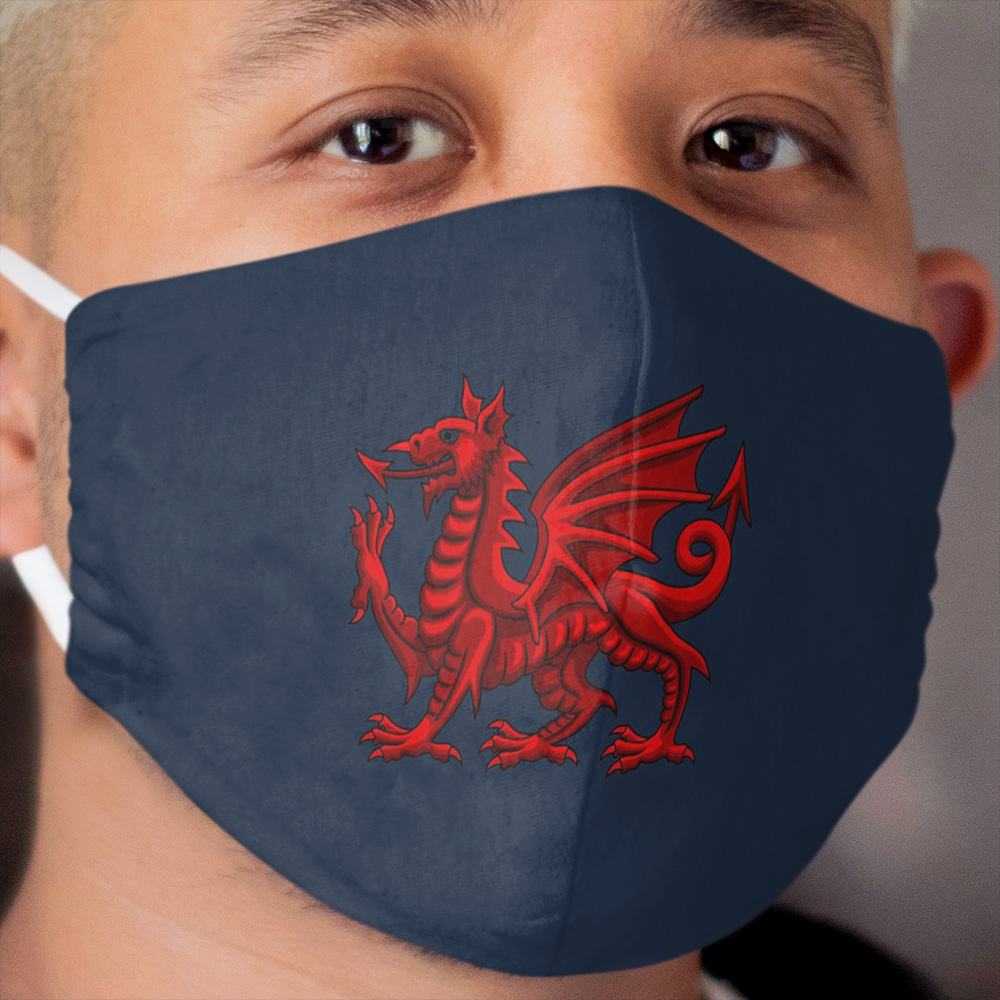 Welsh Red Dragon Cloth Face Mask