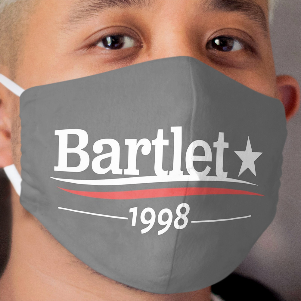 WEST WING President BARTLET 1998 White House Cloth Face Mask