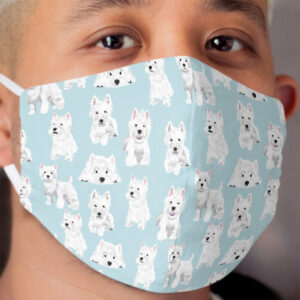 Westie Cloth Face Mask 2