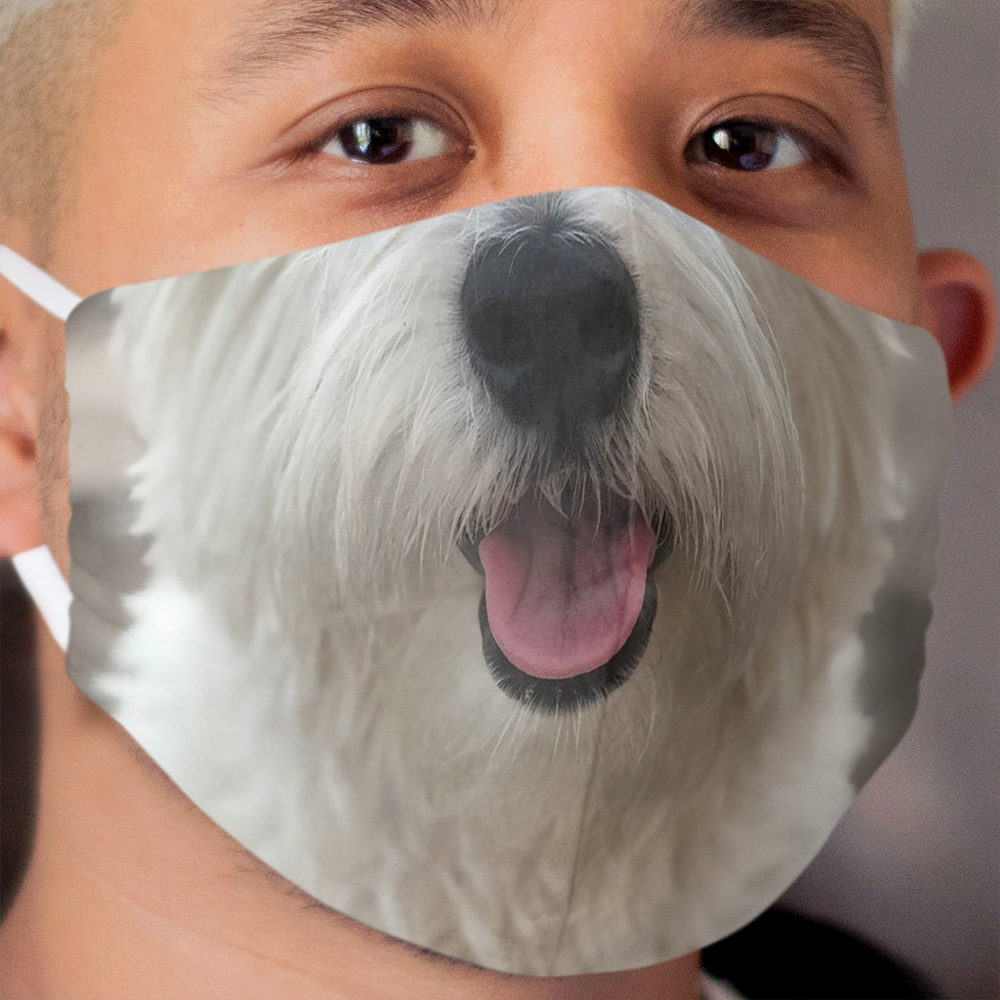 Westie Cloth Face Mask 3
