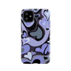 Wf Inspired Indigo Hearts Case Tough Phone Case