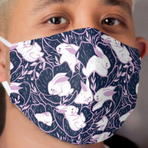 Where the bunnies sleep Cloth Face Mask