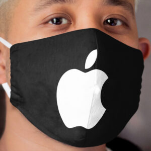 White Apple Cloth Face Mask