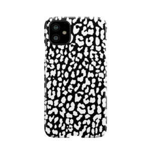 White Black Leopard Phone Case